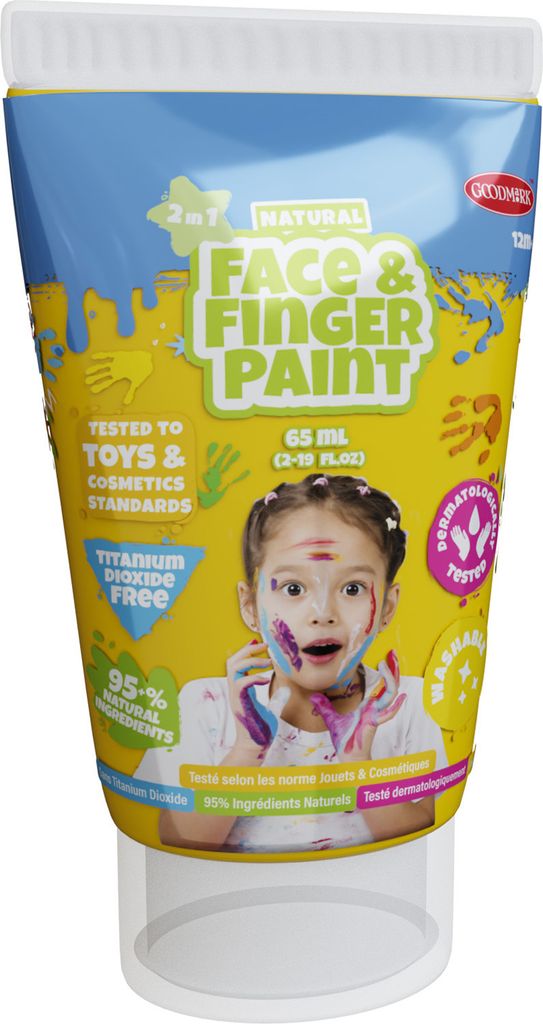 BOTI NATURAL Fingerfarbe GELB 65ml 39708