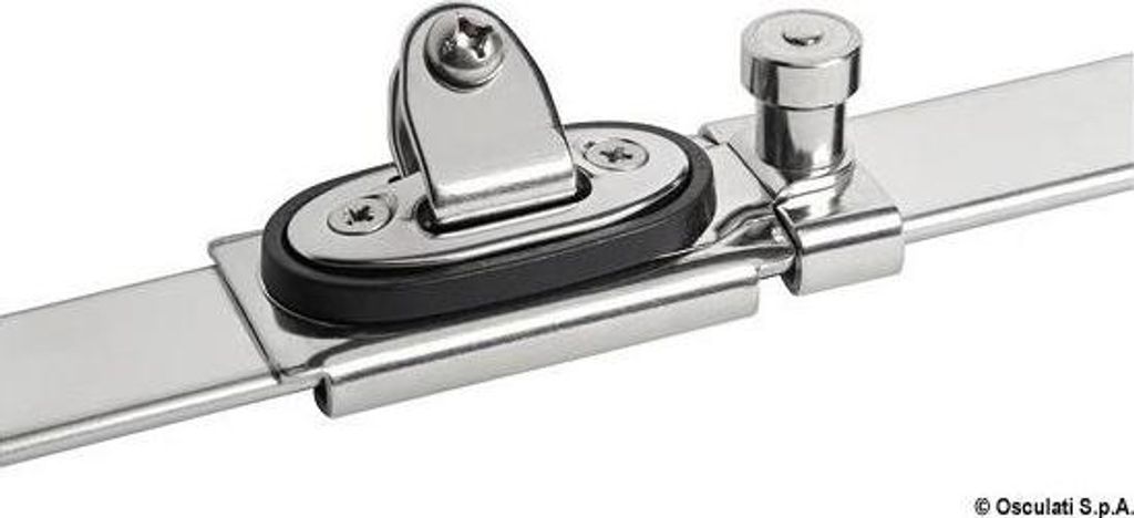 Gleiwagen m. U-Befestigunglasche AISI316 , 1 Stück