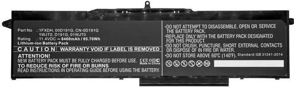 Batteria Estesa CoreParts 95,76Wh per Dell: Lavora Ovunque Senza Cavi
