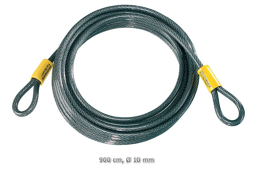 Kryptonite Kryptoflex Orange/Grey 120 cm Produktbild 5