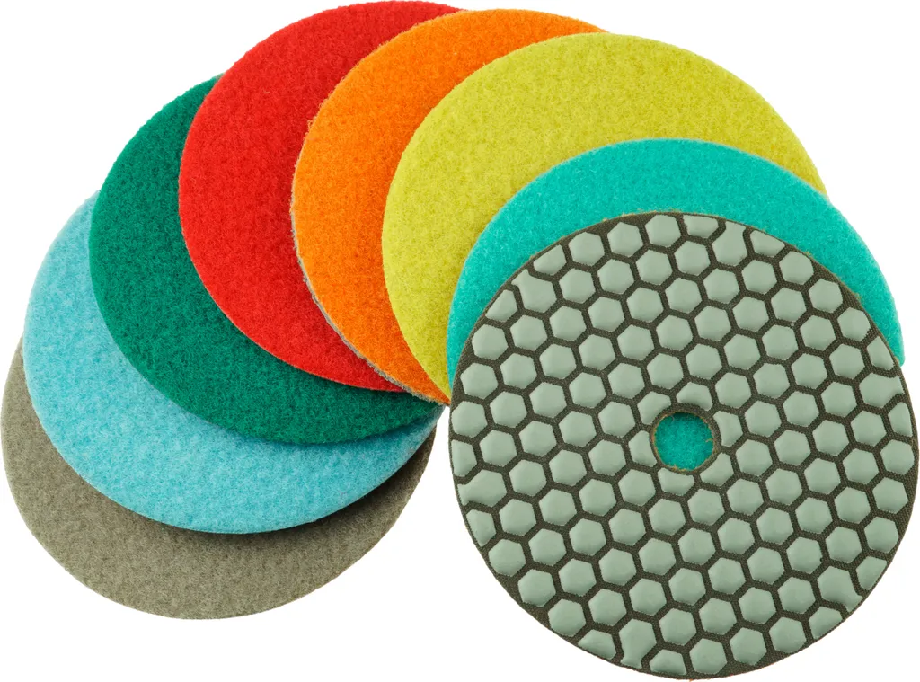 Disco Diamantato 125mm Grana 400 Lucidatura a Secco per Marmo e Gres