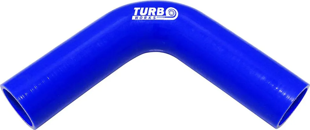 Coude 90° 63 mm Bleu XL TurboWorks pour Montage Intercooler et Turbo