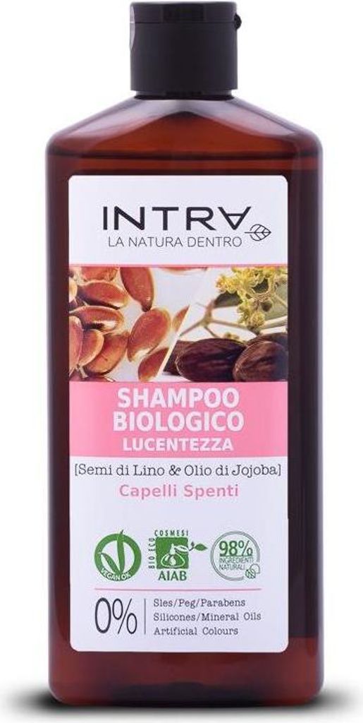 Intra Linseed & Jojoba Oil Organic Shampoo 250 ml Nicht-professionell Frauen