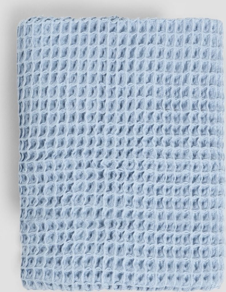 HOMLA Ręcznik VAFFEL niebieski 70x130 cm Zdjęcie produktu 