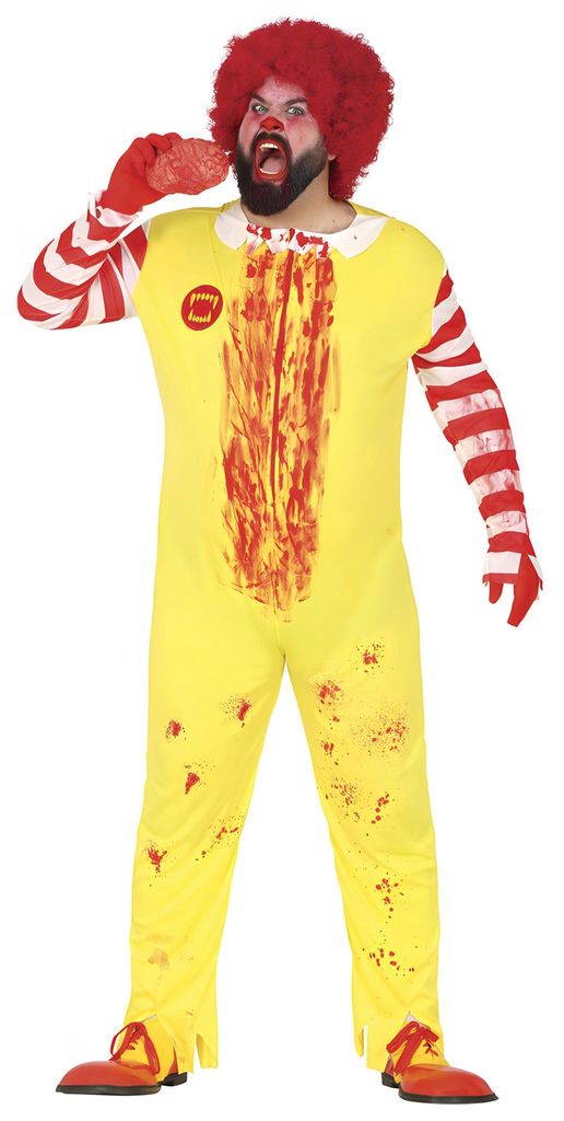 Guirca Burger-clown-aringa-costume XL XL Immagine del prodotto 