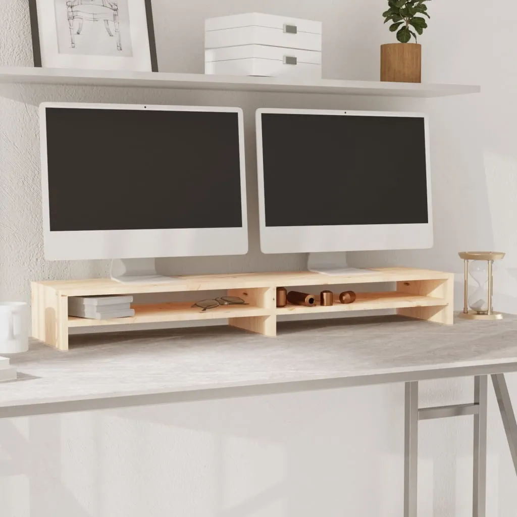 Monitorstandaard 100x24x13 cm bewerkt hout sonoma eikenkleurig