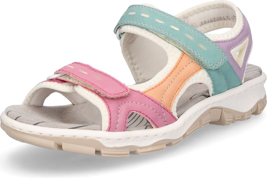 Rieker Damen Sandale bunt Trekking Outdoor gepolstert Produktbild 72