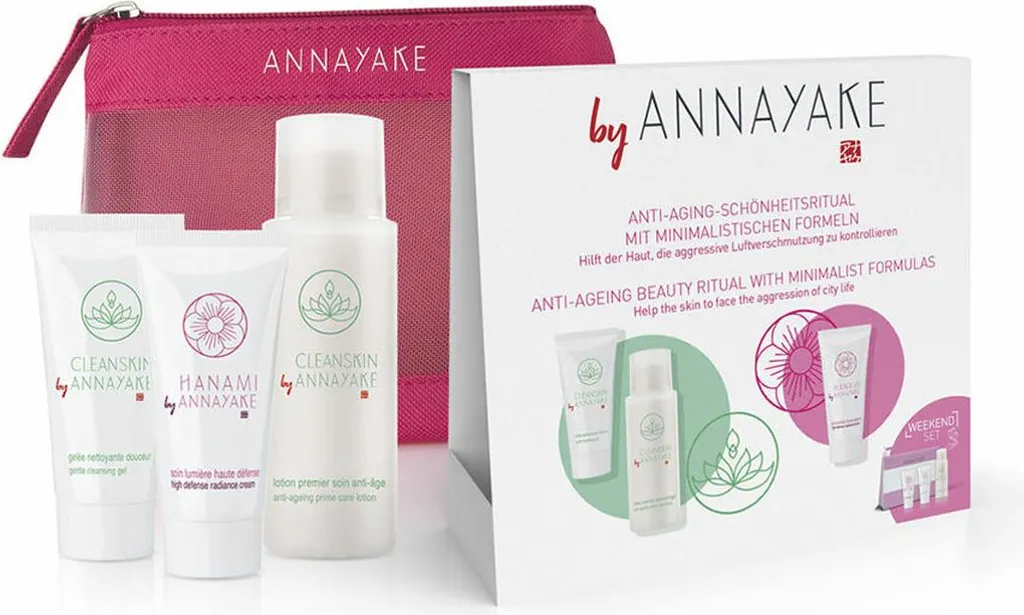 Solution peau terne avec le coffret Annayake Hanami 3 soins mixtes
