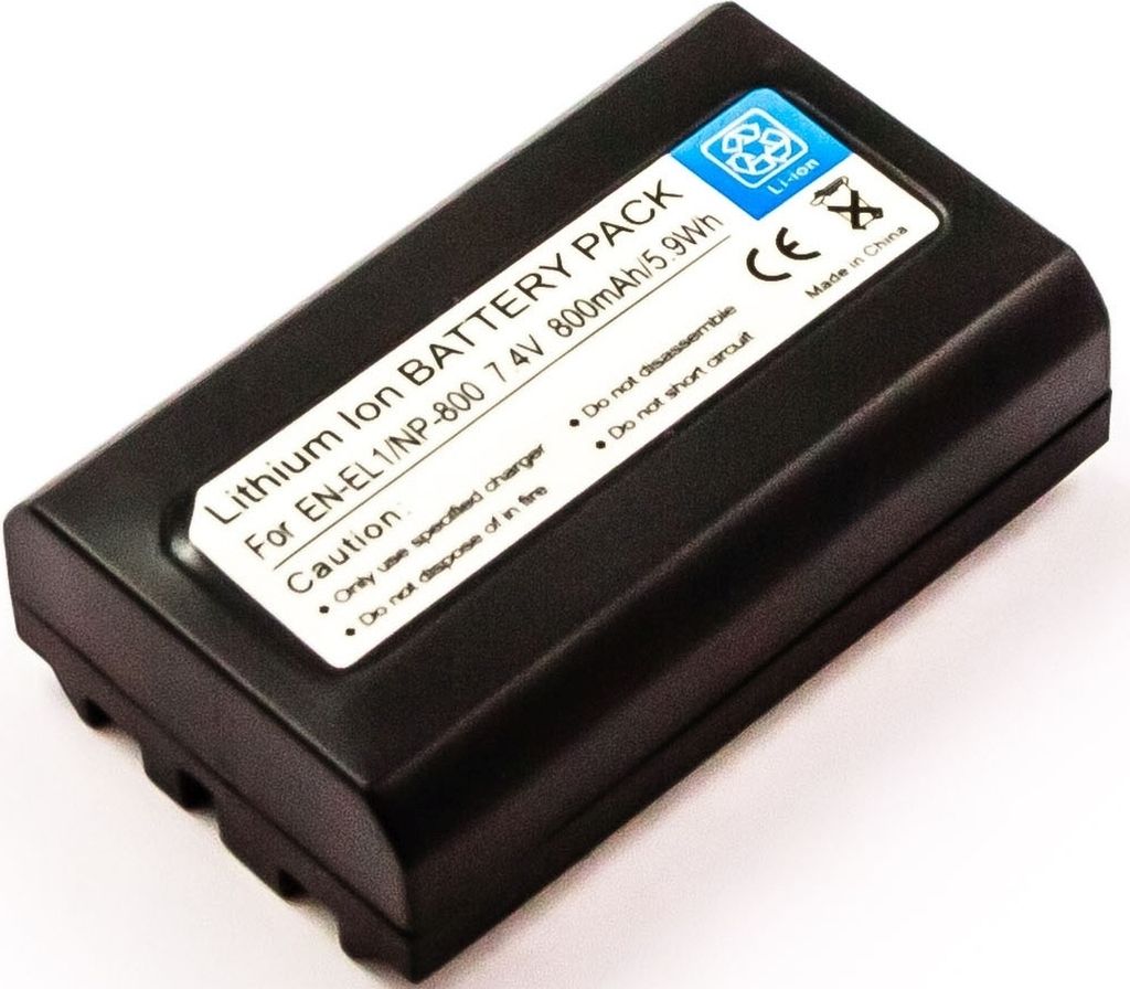 Akku für Konica minolta Dimage A200 Li-Ion 7,4 Volt 700 mAh schwarz.