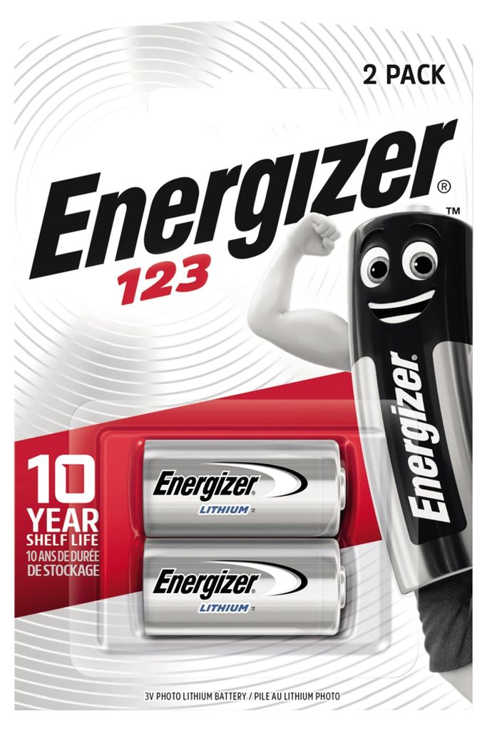 ENERGIZER Photo Batterie CR123 3V (2er Blister) Produktbild 