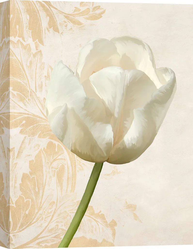 Quadro Fiori Moderni Elena Dolci 40x60 - Stampa Tela Alta Qualità