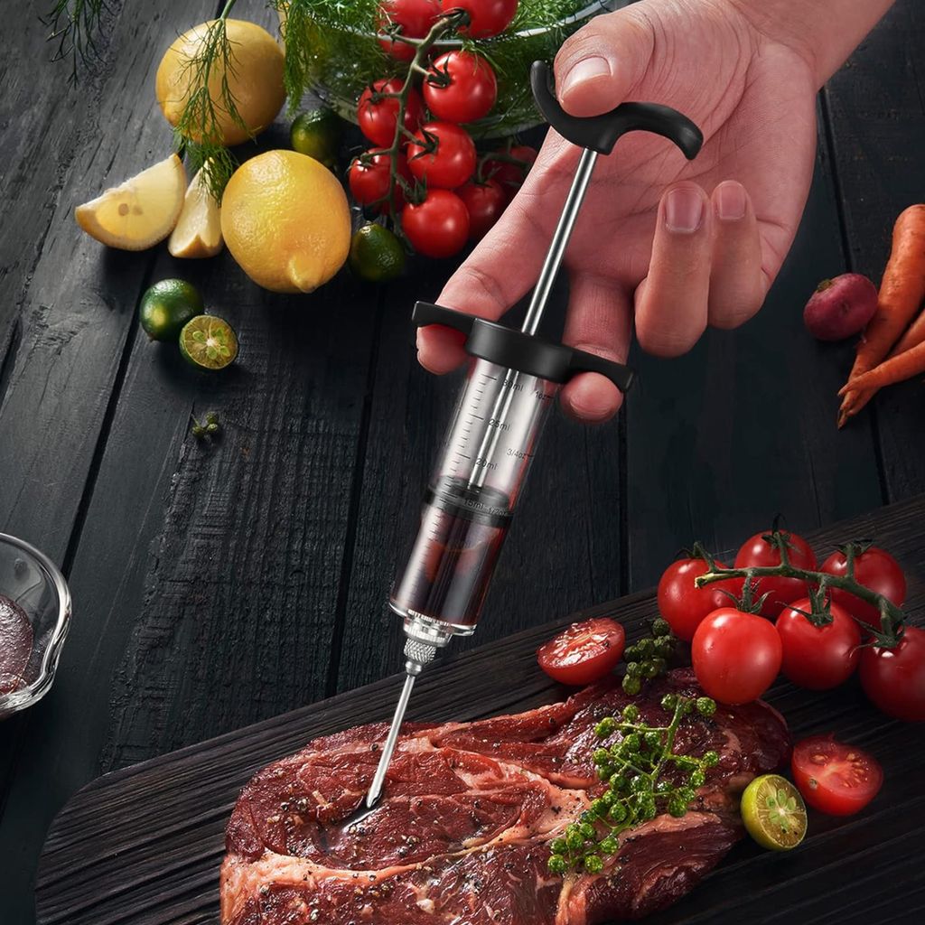 Fleischspritze, bruchsichere Marinadenspritze Produktbild 5