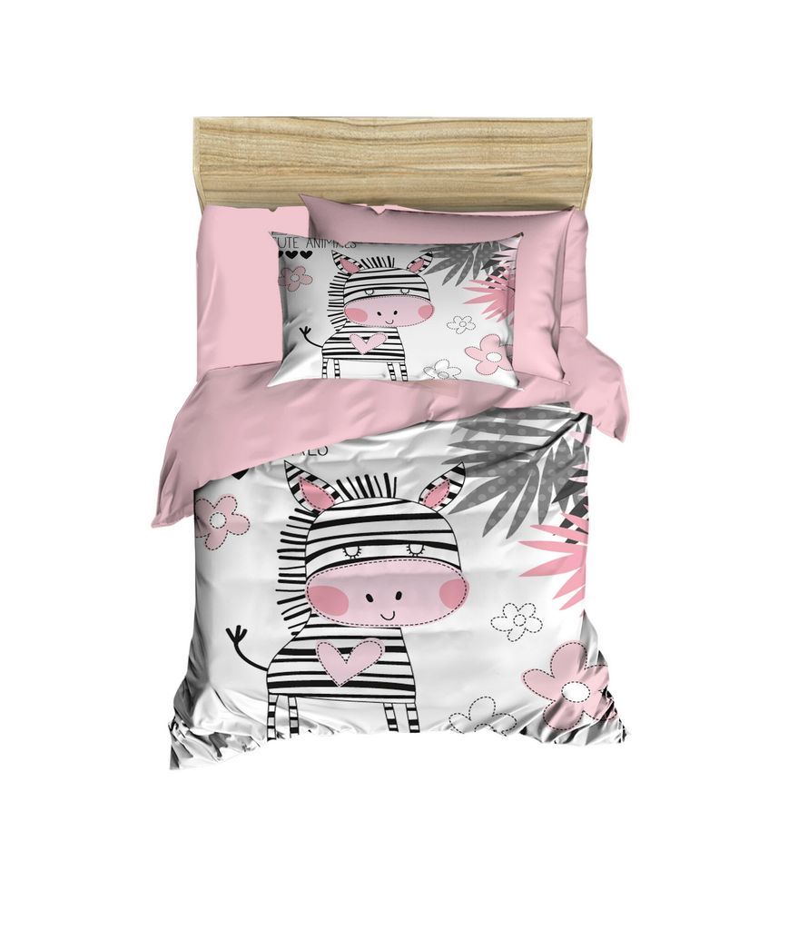 L'Essentiel Linge de Maison, PH125, Baby-Bettbezug-Set, Grau, 100 x 150 cm