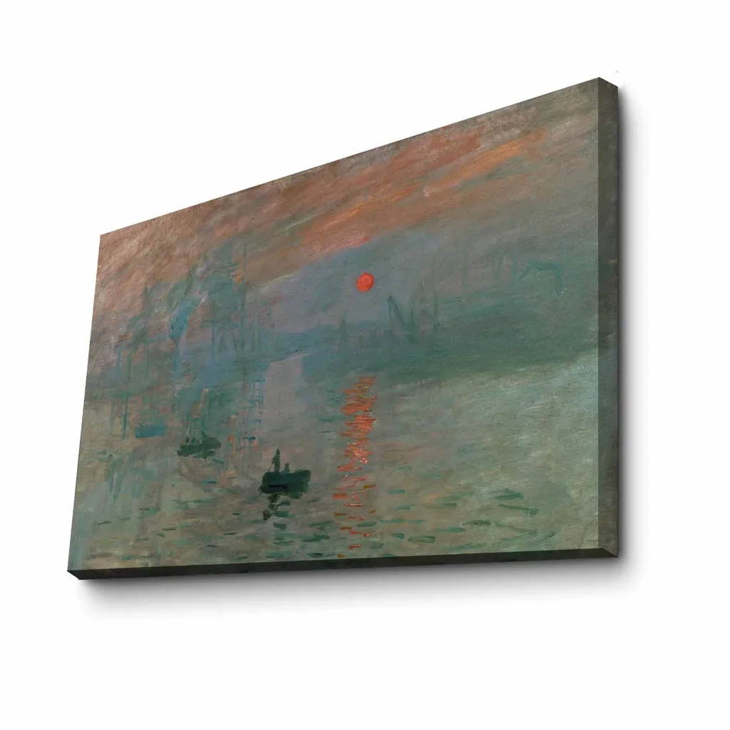 Grand Tableau Décoratif Multicolore Impression sur Toile Suede 70x100
