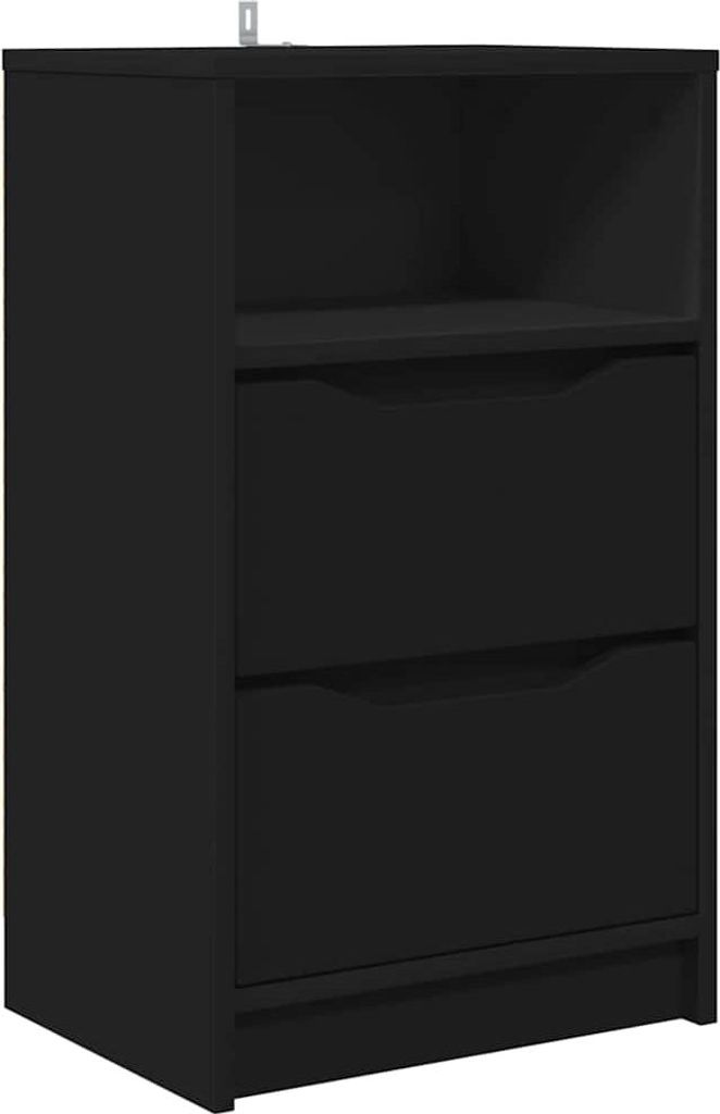 Nachttisch Schwarz 40 x 30 x 467 cm Holzwerkstoff