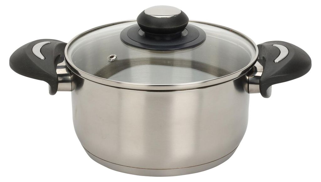 Nerezový kastrol Ø 18 cm s poklicí - pro všechny typy Obrázek produktu 