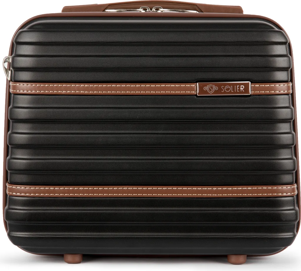 Valigia Piccola Solier STL957 ABS Nero - Kuferek da Viaggio Anti-Urti