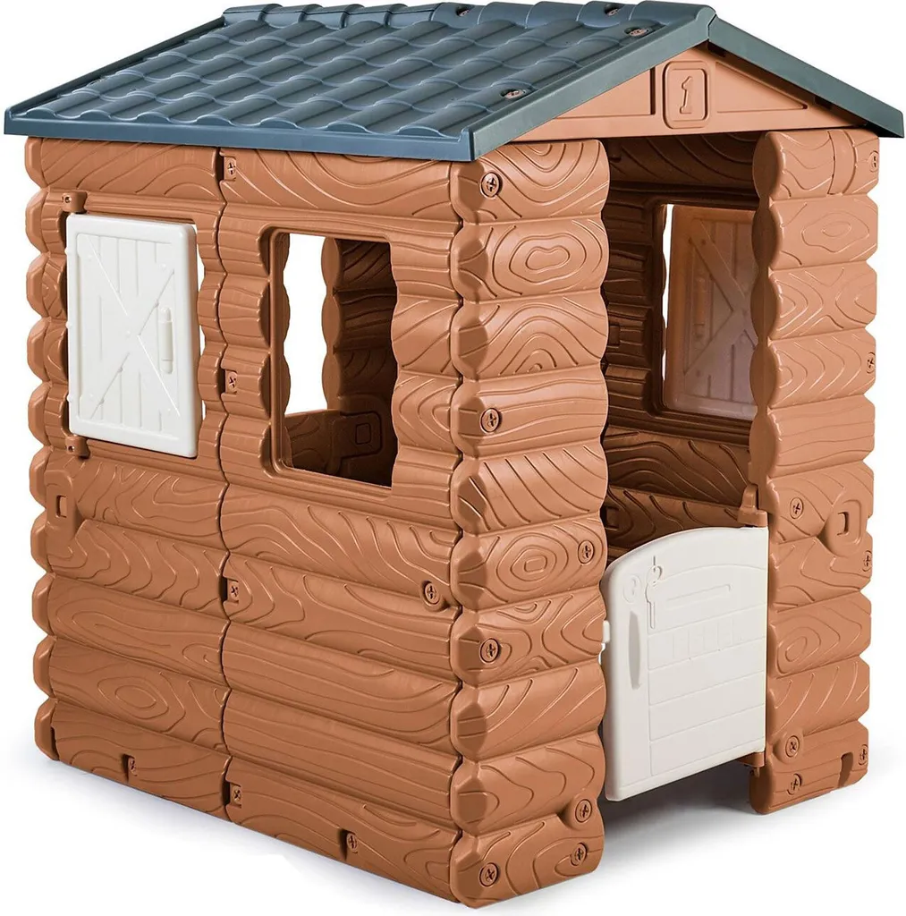 Cabane Enfant Robuste FEBER : Grande Maison d'Été Facile à Monter - 5