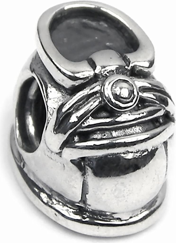 CarloBiagi Bead Charm Schmuck Element Babyschuh 925 Echt Silber BBS053