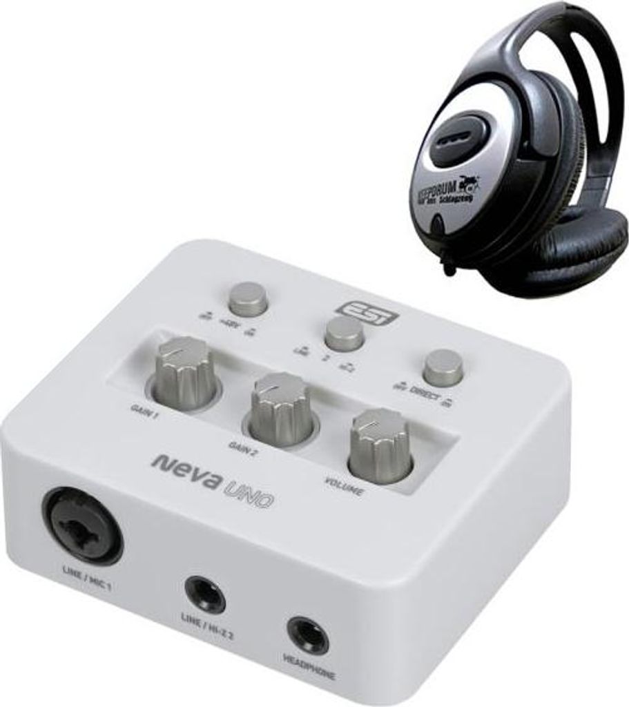 ESI NEVA Uno USB Audio-Interface mit Kopfhörer