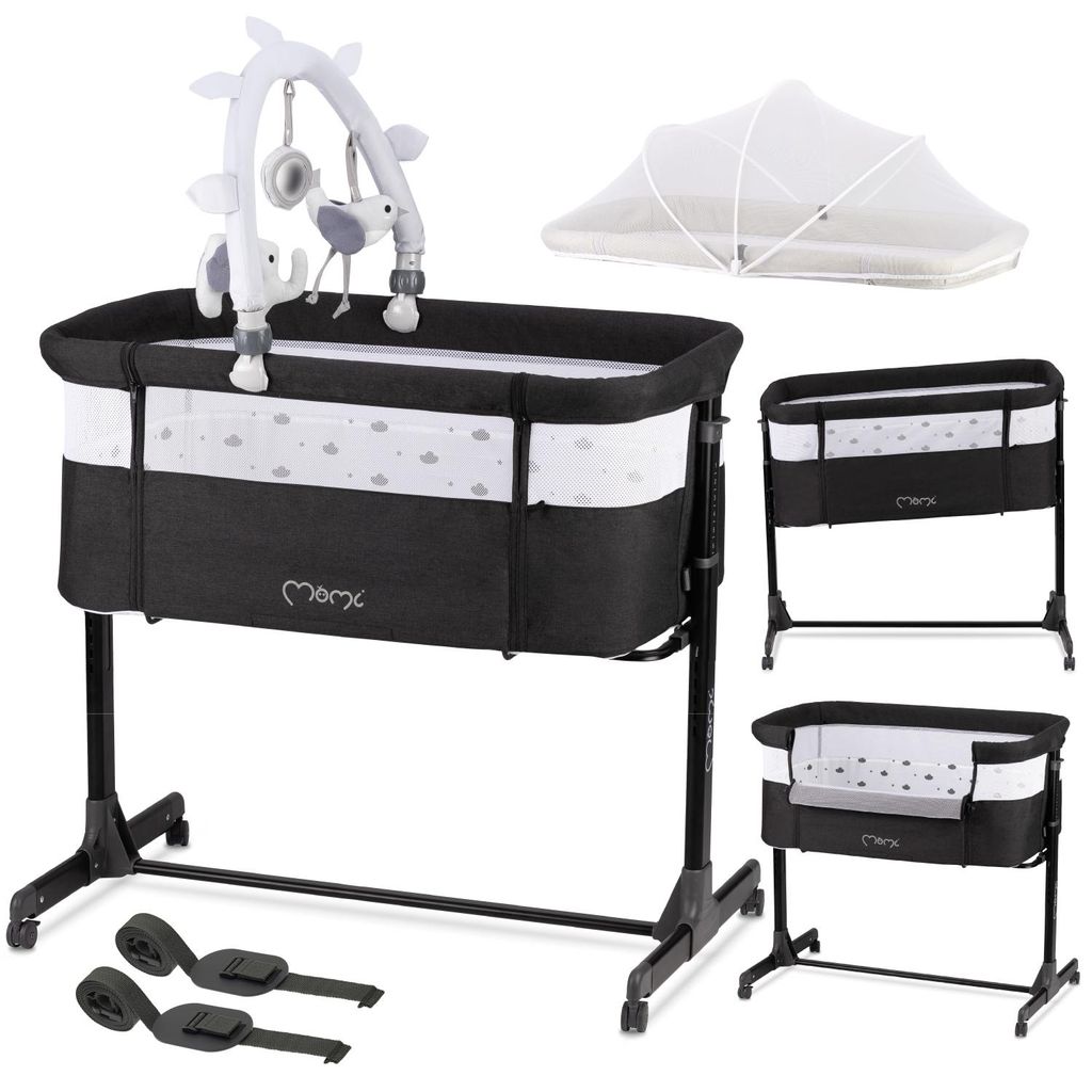 MoMi REVO – 2-in-1 Beistellbett & Babybett, Produktbild 