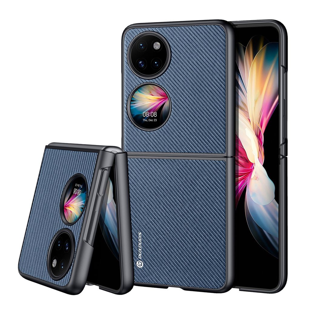 Dux Ducis Fino Hülle mit Nylonhülle für Huawei P50 Pocket blau