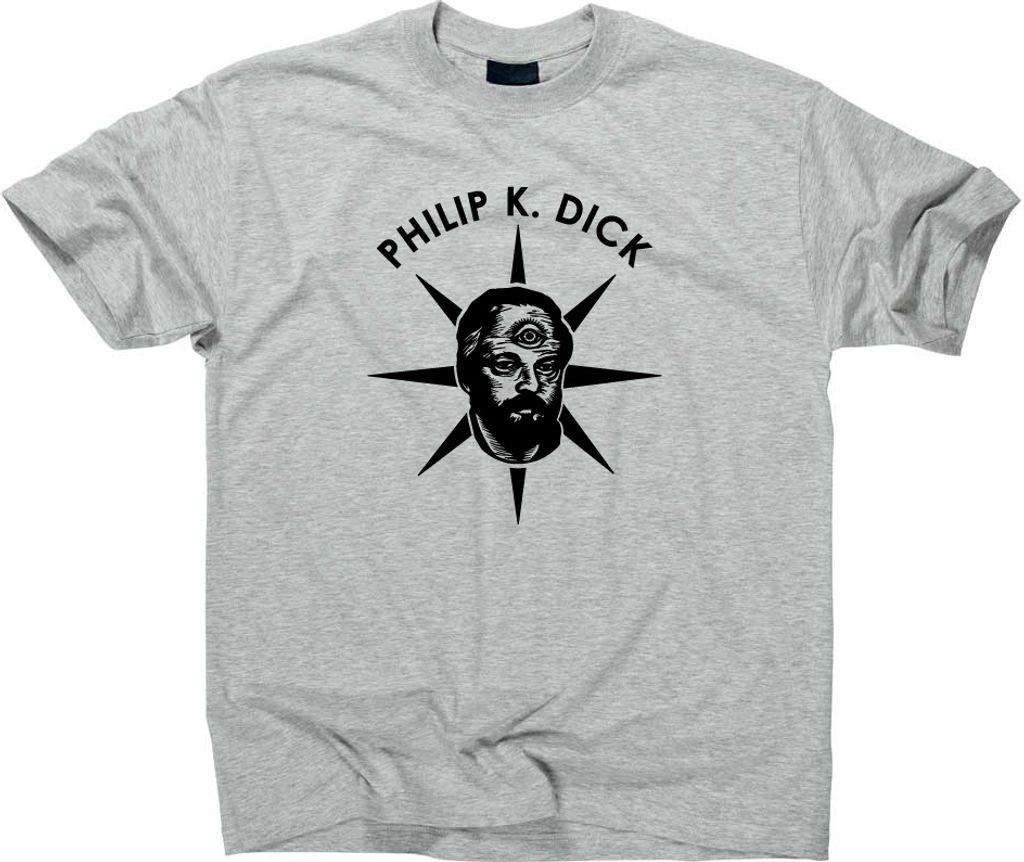 Styletex23 T-Shirt Philip K Dick Fan sport grey, L