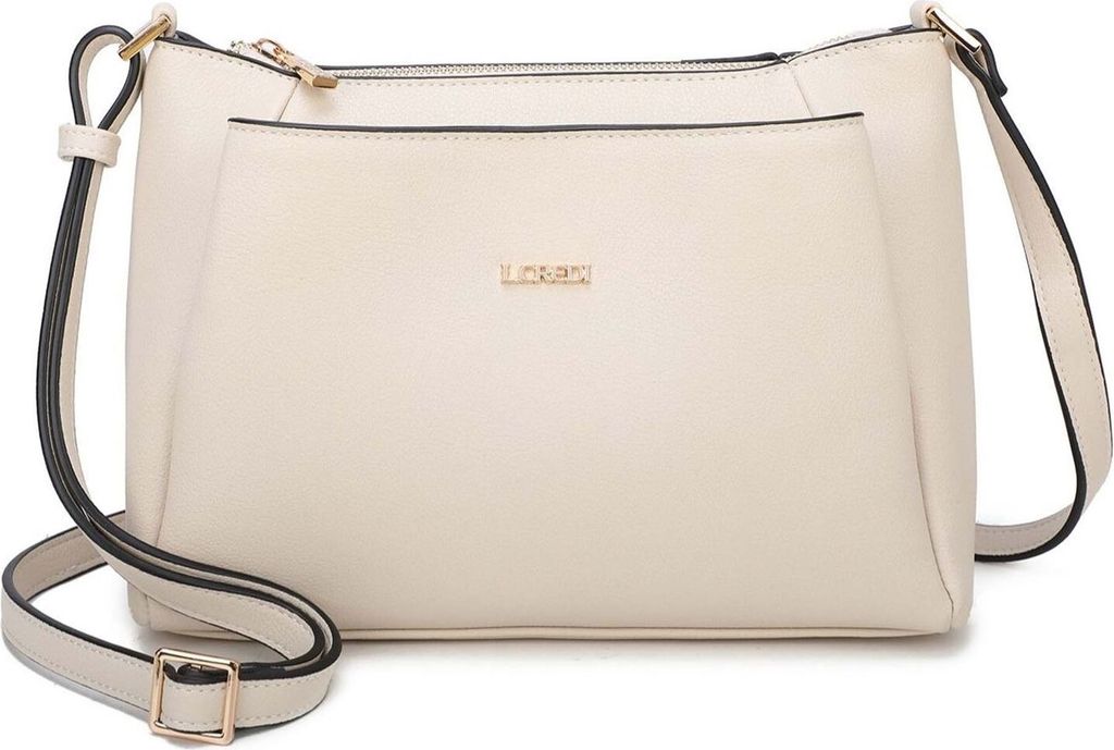 L.CREDI Umhängetasche Polly Crossbody Bag Creme