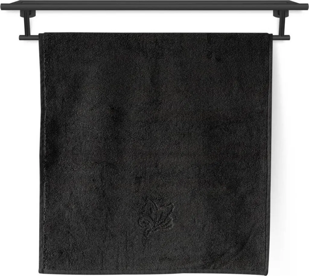 Asciugamano Viso Antracite 50x100 Grand Butterfly | Design Moderno Bagno