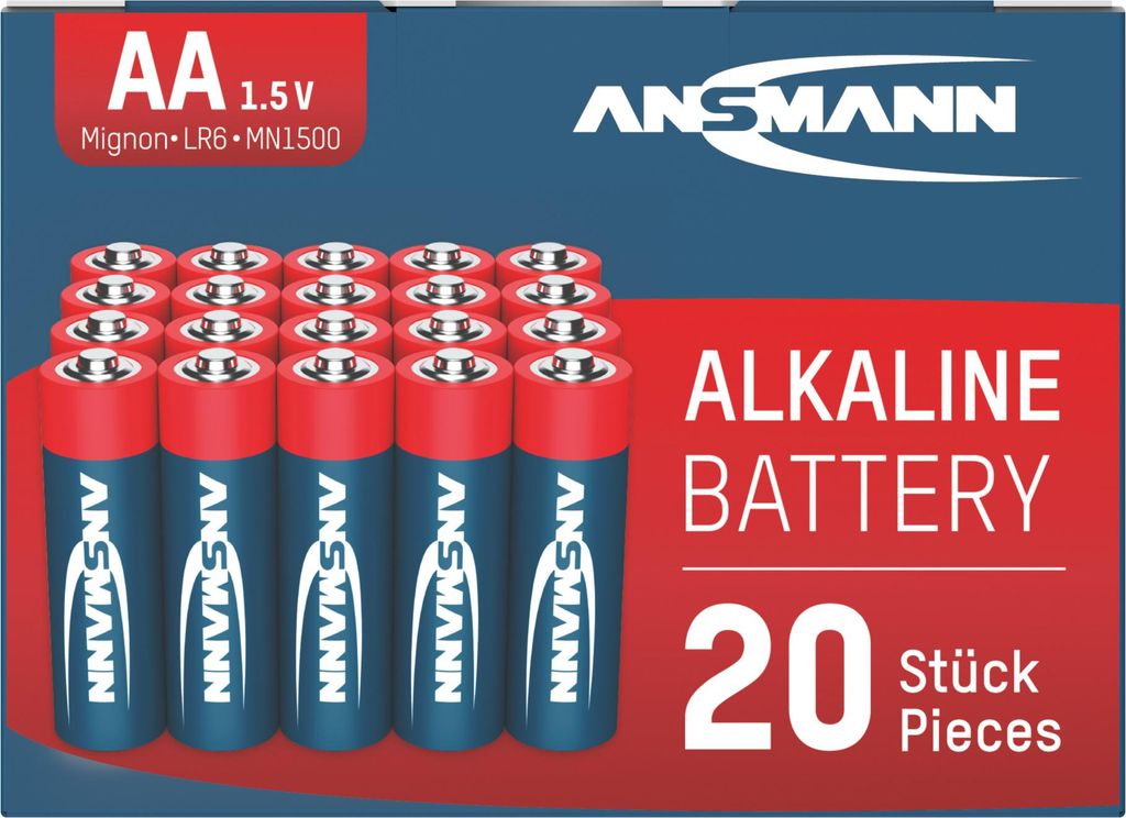 Ansmann 5015548, Alcali, 14,5 mm, 14,5 mm, 50,5 mm, AA Image du produit 