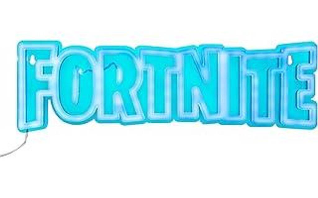 Paladone Fortnite-Logo LED-Neon-Wandleuchte, offiziell lizenzierte Gaming-Lampe mit Netzkabel für Zuhause, Schlafzimmer, Wohnzimmer, tolles Geschenk