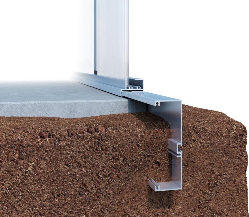 KGT Alu-Fundamentrahmen für Gewächshäuser "Galant" Galant IV