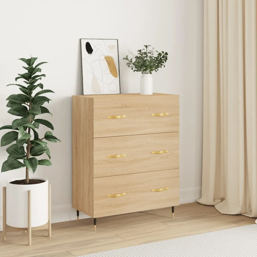 Credenza SYFAX Sonoma 69,5x34x90 cm - Mobile Tech & Home Office - 2