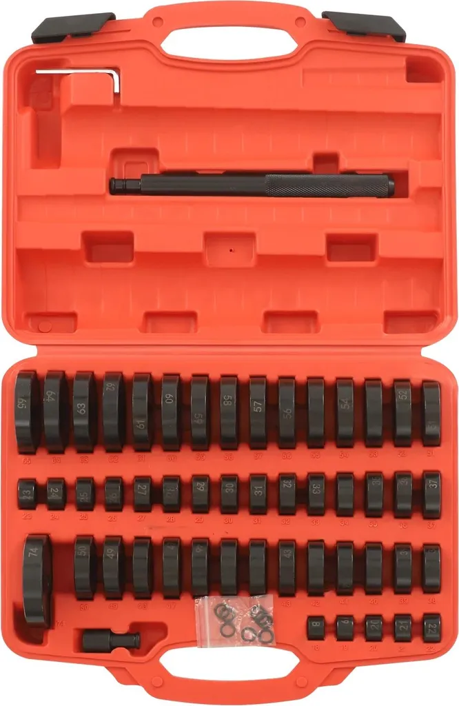 Kit d'extracteurs de joints 51 pièces noir avec coffret de transport