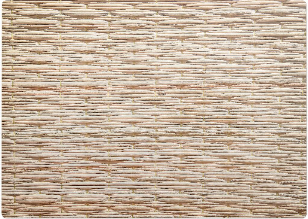 Natürliches Geflecht – Bodenschutzmatte – Stuhlunterlage 140x100 cm – Rutschfest – Hartbodenmatte