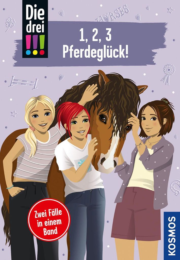 Wich, H: Die drei !!!, 1,2,3 - Pferdeglück! Produktbild 