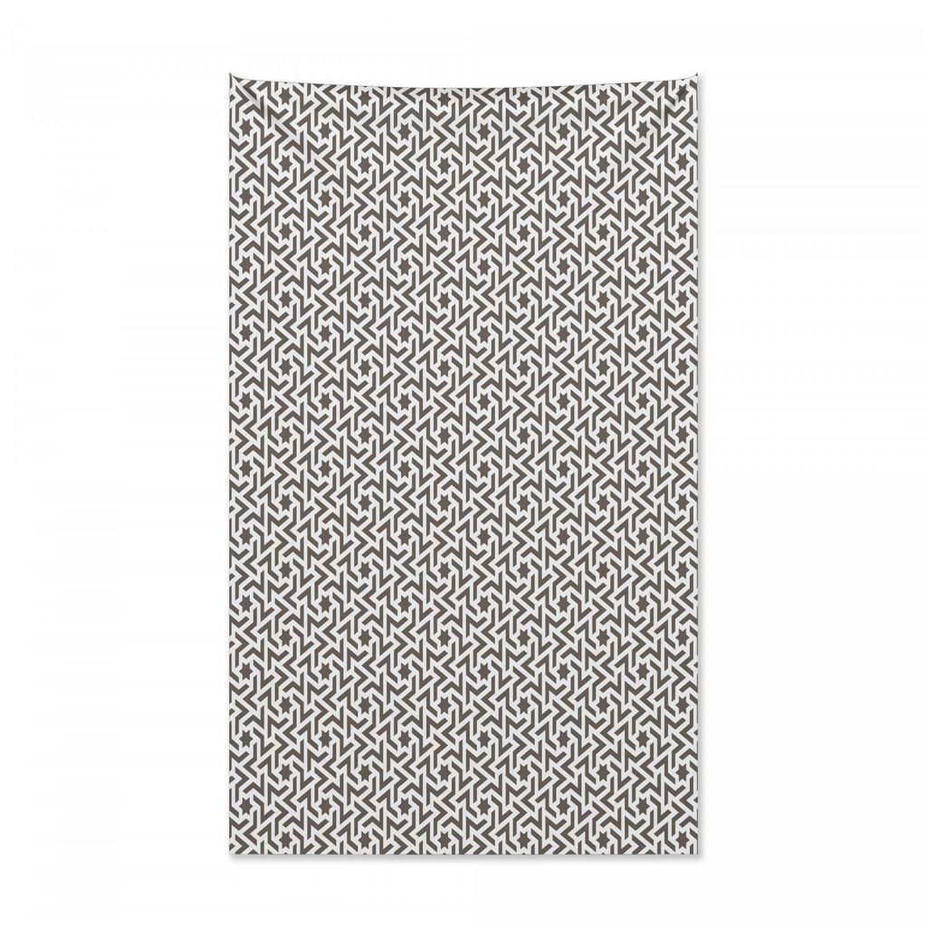 Abakuhaus Abstrakt Wandteppich und Tagesdecke, Marokkanisches Sternarabisch aus Weiches Mikrofaser Stoff Kein Verblassen Klare Farben Waschbar, 140...