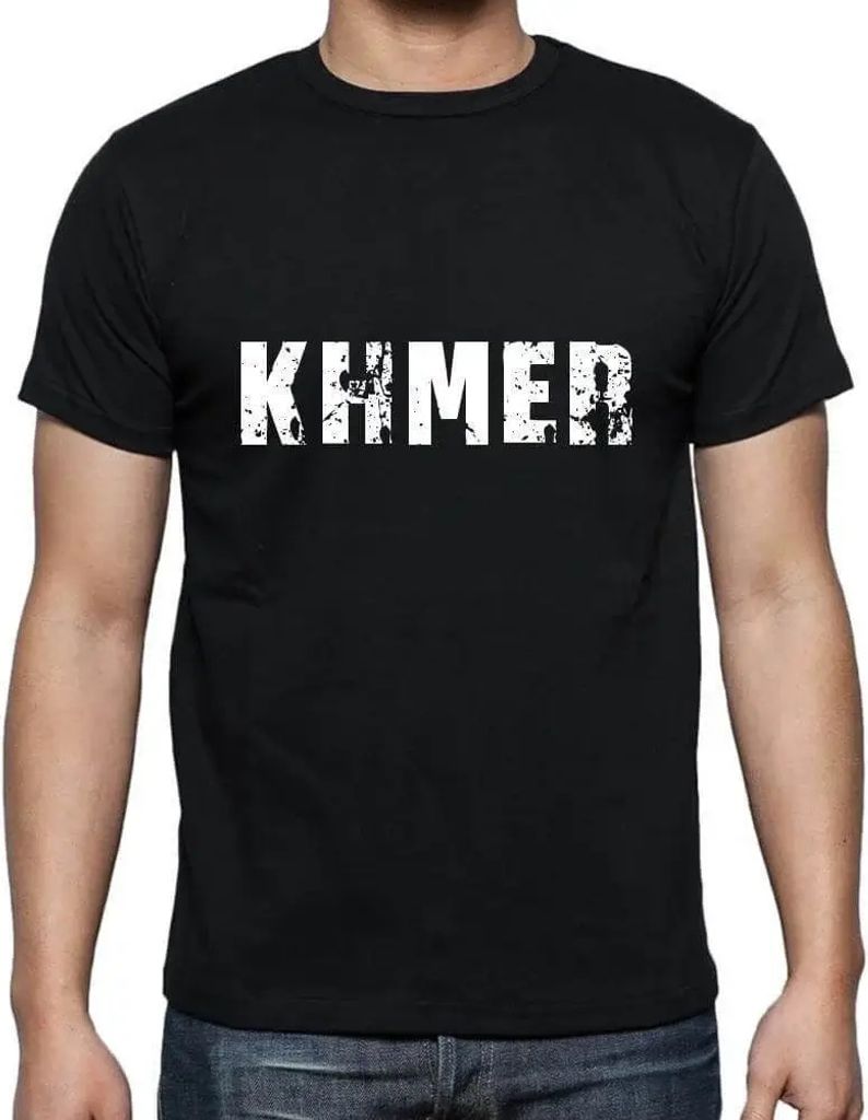Herren Grafik T-Shirt Khmer Öko-Verantwortlich Vintage Jahrgang Kurzarm Lustige Druck Geburtstag Geschenk Mann