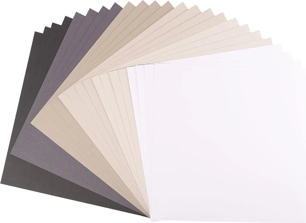 Papier pour Album Photo et Carterie 216g 30x30 cm - Set de 24 Pages