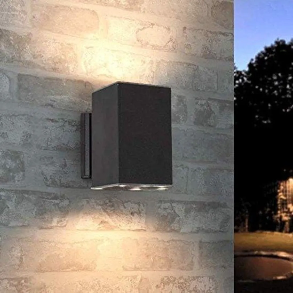 Applique d'extérieur étanche IP65 avec détecteur nocturne réglable