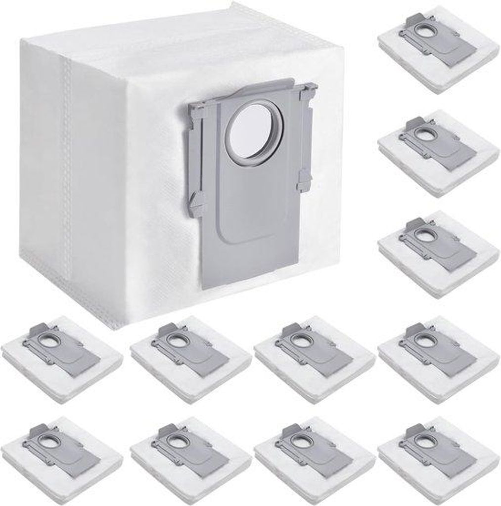 12 Staubsaugerbeutel für Roborock Q5+, Q5 pro +, Q7+ und Q7 Max+, S7 MaxV Ultra, S7 Pro Ultra, Q8+ max und pro, S8+ S8 Pro Ultra Staubsaugerbeutel...