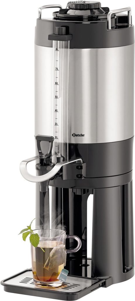 Bartscher Iso-Dispenser 8L für kalte oder heiße Getränke, 8 Liter, Edelstahl, 150990