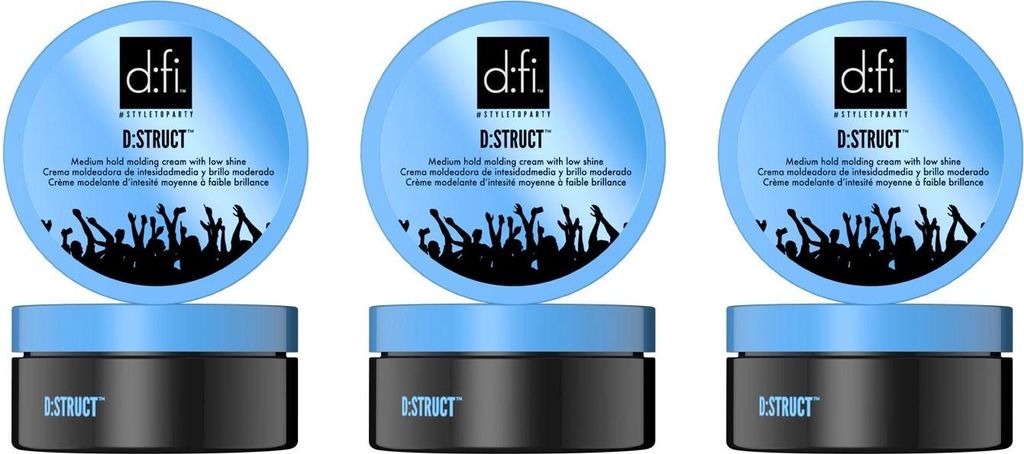 D:Struct Medium Hold Molding Creme 3x75 g