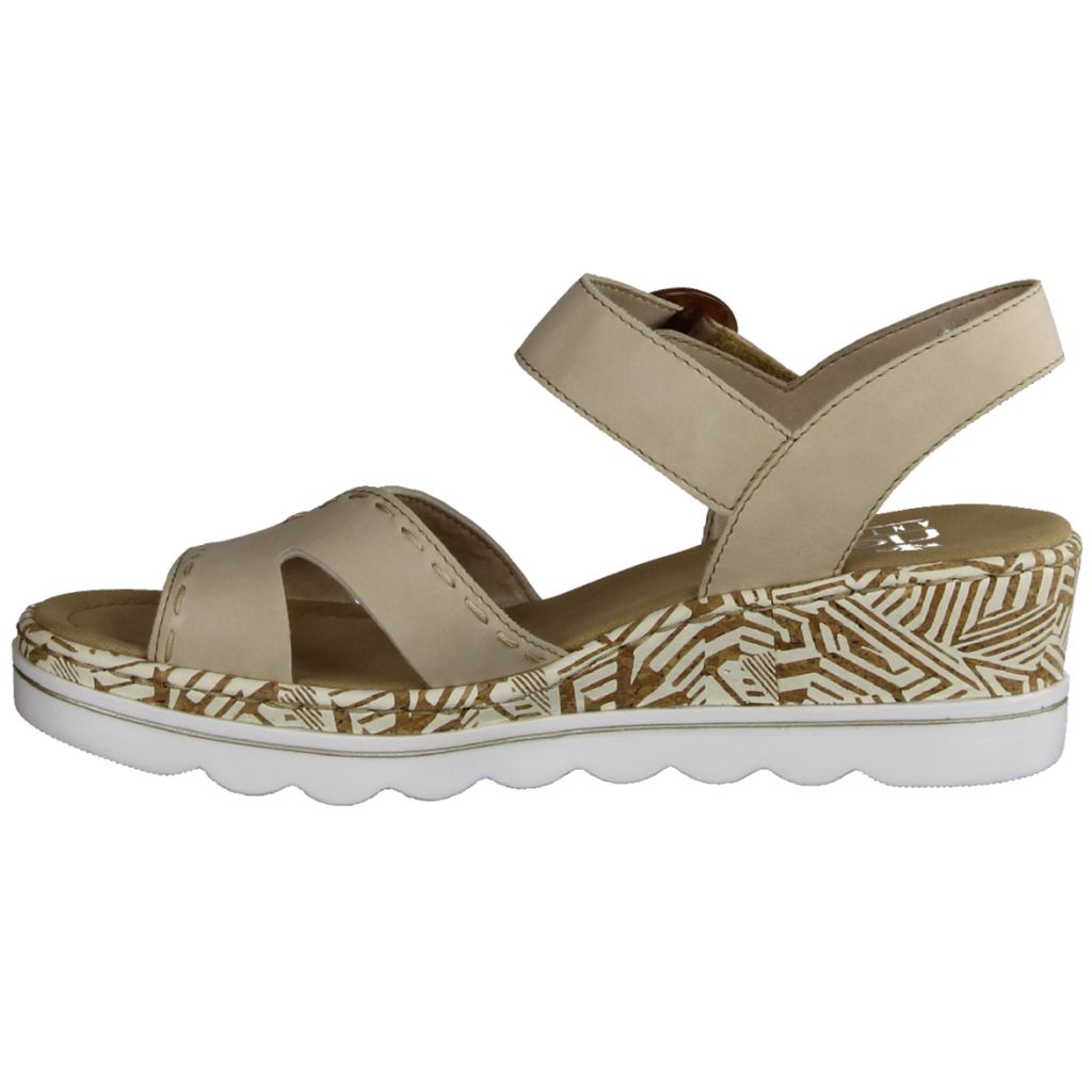 Rieker Keilsandaletten 67173 Damen 31353430373139 Beige 37 Produktbild 31