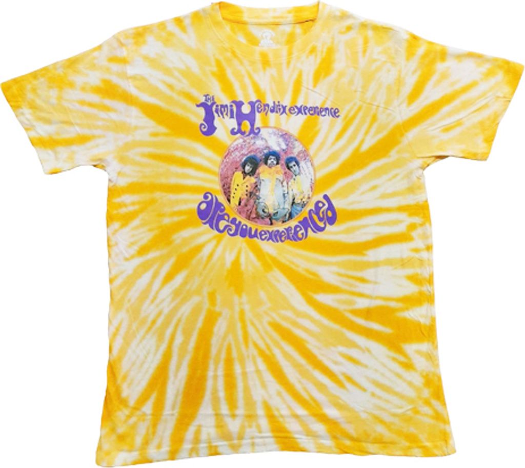 Jimi Hendrix - "Are You Experienced" T-Shirt für Kinder RO5879 (92) (Gelb)