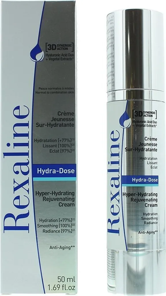 Rexaline 3D Hydra-Dose Réparateur rides de déshydratation visage 50 ml