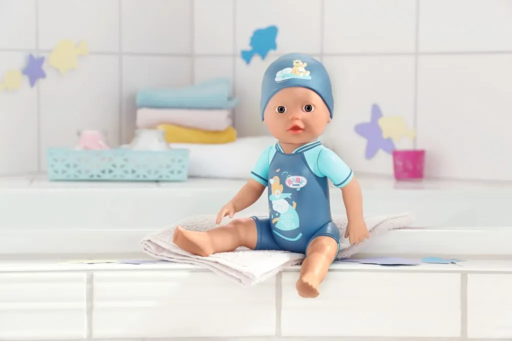 Baigneur BABY born 30cm - Mon Premier Nageur Garçon, Jouet aquatique - 6