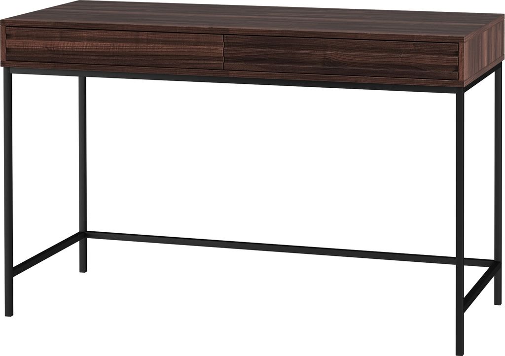 Schreibtisch >Lykke< in Braun - 120x76x50cm (BxHxT) Produktbild 