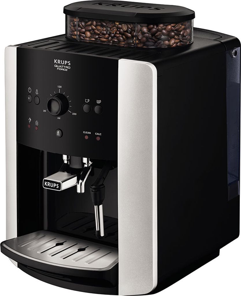 Krups Quatro Force Ea8118 Kaffeevollautomat Durchsichtig Produktbild 