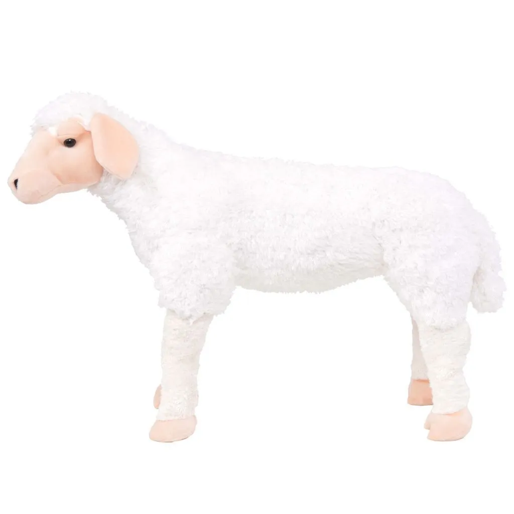 Mouton en peluche XXL pour Décoration Chambre Enfant - Blanc Doux